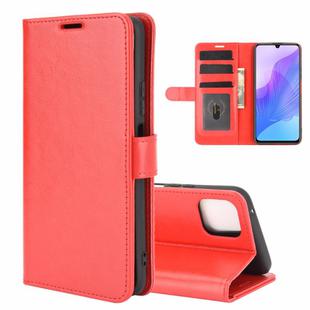 For Huawei Enjoy 20 R64 Texture Single Horizontal Flip Protective Case with Holder & Card Slots & Wallet& Photo Frame(Red)