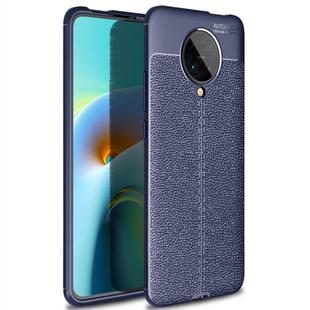 For Xiaomi Redmi K30 Ultra Litchi Texture TPU Shockproof Case(Navy Blue)