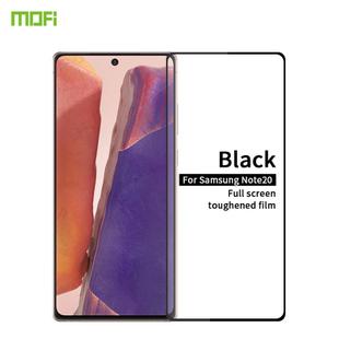 For Samsung Galaxy Note20 MOFI 9H 2.5D Full Screen Tempered Glass Film（Ultrasonic fingerprint unlock）(Black)