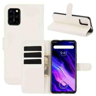 For Umidigi S5 Pro Litchi Texture Horizontal Flip Protective Case with Holder & Card Slots & Wallet(White)