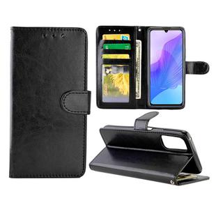For Huawei Enjoy 20 Pro/Honor 30 Lite Crazy Horse Texture Leather Horizontal Flip Protective Case with Holder & Card Slots & Wallet & Photo Frame(Black)