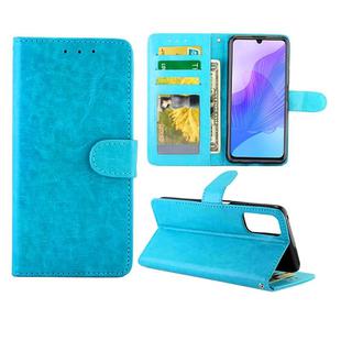 For Huawei Enjoy 20 Pro/Honor 30 Lite Crazy Horse Texture Leather Horizontal Flip Protective Case with Holder & Card Slots & Wallet & Photo Frame(baby Blue)