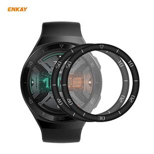 For Huawei Watch GT 2e 46mm 2 PCS ENKAY Hat-Prince 3D Full Screen Soft PC Edge + PMMA HD Screen Protector Film(With Scale)