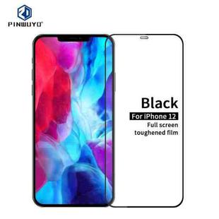 For iPhone 12 mini PINWUYO 9H 2.5D Full Screen Tempered Glass Film(Black)