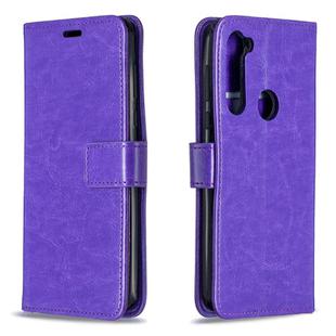 For Motorola Moto G Pro Crazy Horse Texture Horizontal Flip Leather Case with Holder & Card Slots & Wallet & Photo Frame(Purple)
