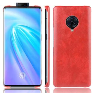 For Vivo NEX 3S Shockproof Litchi Texture PC + PU Case(Red)