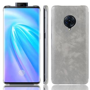 For Vivo NEX 3S Shockproof Litchi Texture PC + PU Case(Gray)