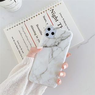 For iPhone 12 mini TPU Smooth Marbled IMD Mobile Phone Case(Snow White F6)
