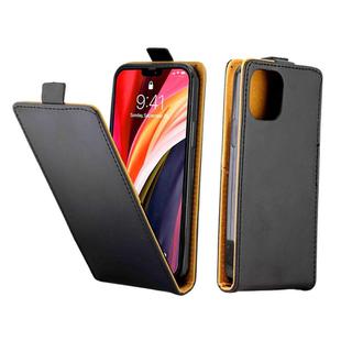 For iPhone 12 Pro Max Business Style Vertical Flip TPU + PU Leather Case with Card Slot(Black)