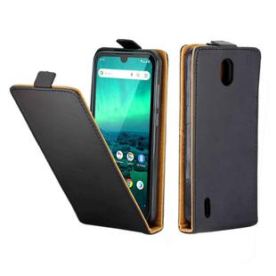 For Nokia1.3 Business Style Vertical Flip TPU Leather Case  with Card Slot(Black)