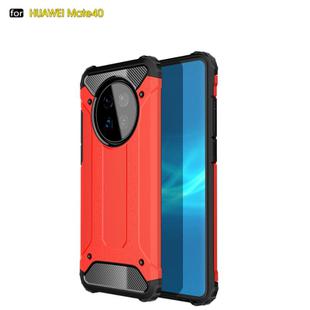 For Huawei Mate 40 Magic Armor TPU + PC Combination Case(Red)