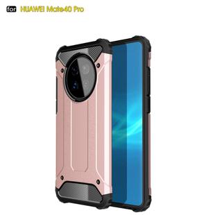 For Huawei Mate 40 Pro Magic Armor TPU + PC Combination Case(Rose Gold)