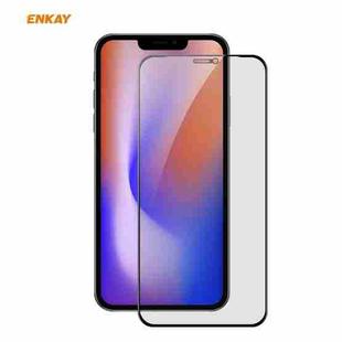 For iPhone 12 Pro Max ENKAY 0.26mm 9H 6D Privacy Anti-spy Full Screen Tempered Glass Film