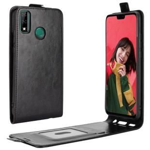 For Huawei Y8S R64 Texture Single Vertical Flip Leather Protective Case with Card Slots & Photo Frame(Black)