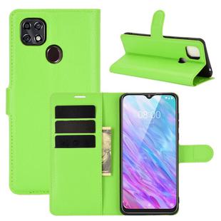 For ZTE Blade 10 Smart/Blade 20 Litchi Texture Horizontal Flip Protective Case with Holder & Card Slots & Wallet(Green)
