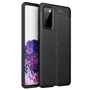 For Samsung Galaxy S20 FE 5G Litchi Texture TPU Shockproof Case(Black)