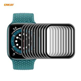 For Apple Watch 6/5/4/SE 40mm 10 PCS ENKAY Hat-Prince 3D Full Screen Soft PC Edge + PMMA HD Screen Protector Film