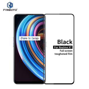 For OPPO Realme X7 PINWUYO 9H 2.5D Full Screen Tempered Glass Film(Black)