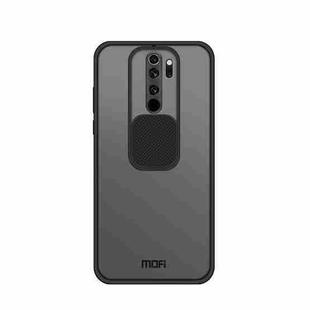 For Xiaomi Redmi Note8 Pro MOFI Xing Dun Series Translucent Frosted PC + TPU Privacy Anti-glare Shockproof All-inclusive Protective Case(Black)