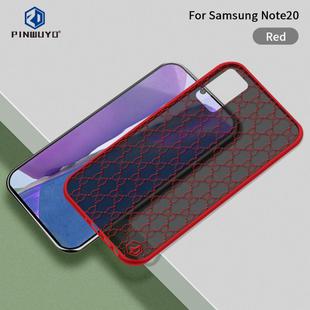 For Samsung Galaxy Note20 PINWUYO Series 2 Generation PC + TPU Waterproof and Anti-drop All-inclusive Protective Case(Red)