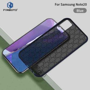 For Samsung Galaxy Note20 PINWUYO Series 2 Generation PC + TPU Waterproof and Anti-drop All-inclusive Protective Case(Blue)
