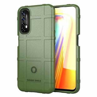 For OPPO Realme 7 Full Coverage Shockproof TPU Case(Army Green)