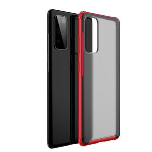 For Samsung Galaxy S20 FE 5G Four-corner Shockproof TPU + PC Protective Case(Red)
