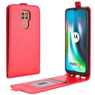 For Motorola Moto G9 / G9 Play R64 Texture Single Vertical Flip Leather Protective Case with Card Slots & Photo Frame(Red)