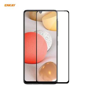 For Samsung Galaxy A42 5G ENKAY Hat-Prince Full Glue 0.26mm 9H 2.5D Tempered Glass Full Coverage Film