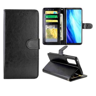 For OPPO Reno4 Pro(4G) Crazy Horse Texture Leather Horizontal Flip Protective Case with Holder & Card Slots & Wallet & Photo Frame(Black)