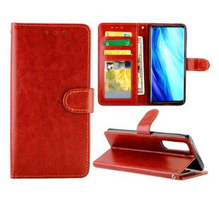 For OPPO Reno4 Pro(4G) Crazy Horse Texture Leather Horizontal Flip Protective Case with Holder & Card Slots & Wallet & Photo Frame(Brown)