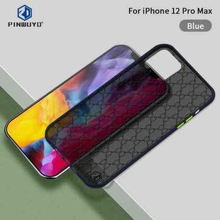 For iPhone 12 Pro Max PINWUYO Series 2 Generation PC + TPU Anti-drop All-inclusive Protective Case(Blue)
