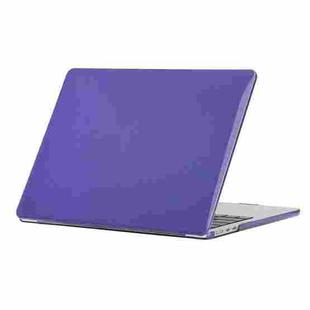 For MacBook Air 13.6 2022/2024 A2681 M2 / A3113 M3 ENKAY Crystal Laptop Protective Case (Deep Purple)