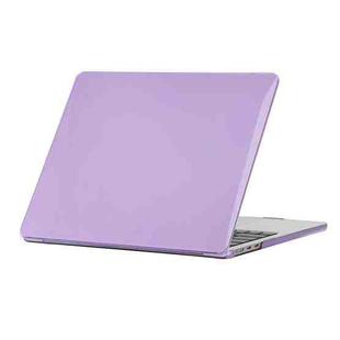 For MacBook Air 13.6 2022/2024 A2681 M2 / A3113 M3 ENKAY Crystal Laptop Protective Case (Light Purple)
