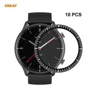 10 PCS For Amazfit GTR 2 ENKAY Hat-Prince 3D Full Screen Soft PC Edge + PMMA HD Screen Protector Film