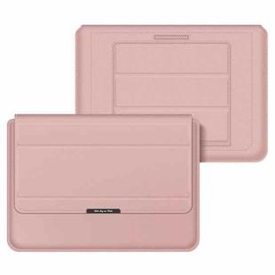 4 in 1 Universal Laptop Holder PU Waterproof Protection Wrist Laptop Bag, Size:11/12inch(Rose gold)