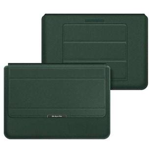 4 in 1 Universal Laptop Holder PU Waterproof Protection Wrist Laptop Bag, Size:11/12inch(Green)