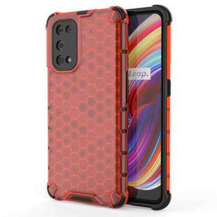 For OPPO Realme X7 Pro  Shockproof Honeycomb PC + TPU Case(Red)