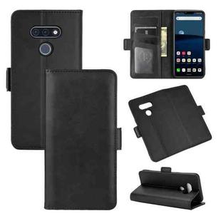 For LG style3 L-41A Dual-side Magnetic Buckle Horizontal Flip Leather Case with Holder & Card Slots & Wallet(Black)