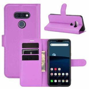 For LG STYLE 3 L-41A Litchi Texture Horizontal Flip Protective Case with Holder & Card Slots & Wallet(Purple)