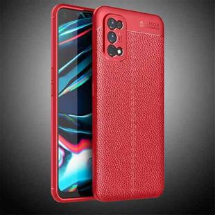 For OPPO Realme 7 Pro Litchi Texture TPU Shockproof Case(Red)
