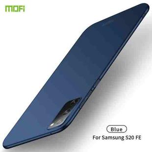 For Samsung Galaxy S20 FE MOFI Frosted PC Ultra-thin Hard Case(Blue)