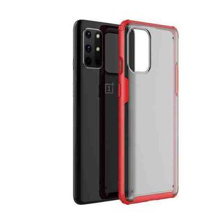 For OnePlus 8T Four-corner Shockproof TPU + PC Protective Case(Red)
