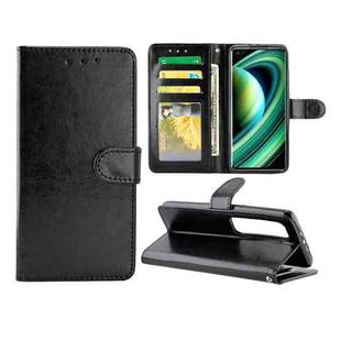 For Xiaomi Mi 10 Ultra Crazy Horse Texture Leather Horizontal Flip Protective Case with Holder & Card Slots & Wallet & Photo Frame(Black)