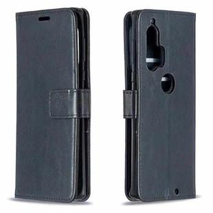 For Motorola Edge+ Crazy Horse Texture Horizontal Flip Leather Case with Holder & Card Slots & Wallet & Photo Frame(Black)