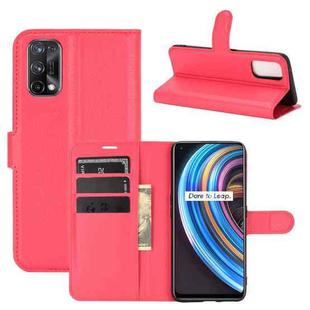 For OPPO Realme X7 Litchi Texture Horizontal Flip Protective Case with Holder & Card Slots & Wallet(Red)