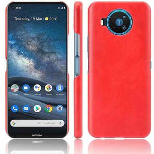 For Nokia 8.3 Shockproof Litchi Texture PC + PU Case(Red)