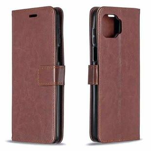 For Motorola Moto G 5G Plus Crazy Horse Texture Horizontal Flip Leather Case with Holder & Card Slots & Wallet & Photo Frame(Brown)