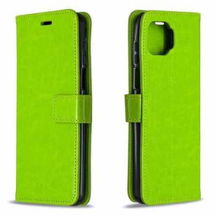 For Motorola Moto G 5G Plus Crazy Horse Texture Horizontal Flip Leather Case with Holder & Card Slots & Wallet & Photo Frame(Green)