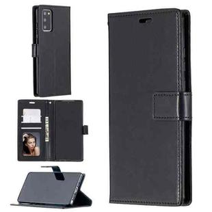 For Samsung Galaxy Note20 Crazy Horse Texture Horizontal Flip Leather Case with Holder & Card Slots & Wallet & Photo Frame(Black)